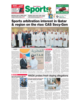 Sports Arbitration Interest in Qatar & Region on the Rise
