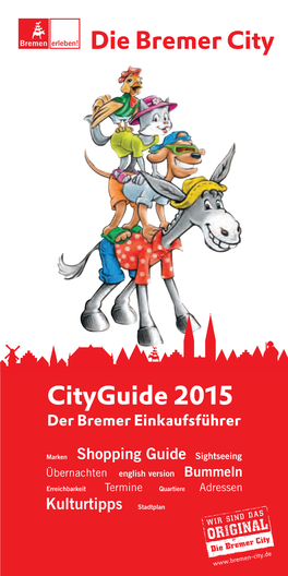 Cityguide 2015 Der Bremer Einkaufsführer