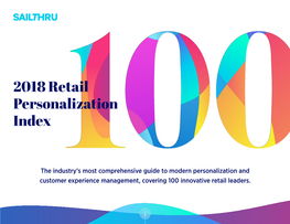 2018 Retail Personalization Index