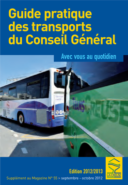 Guide Pratique Des Transports Du Conseil Général Avec Vous Au Quotidien