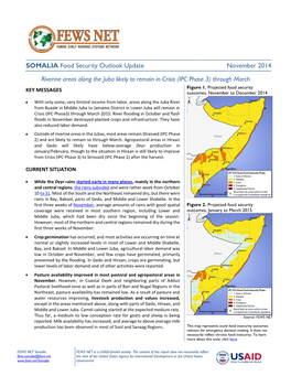 SOMALIA Food Security Update