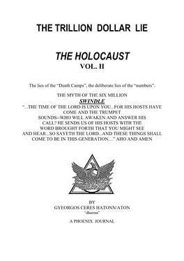 The Holocaust Vol