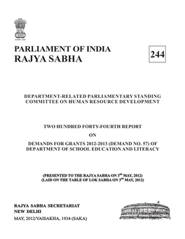 Cover-244Th Report-HRD
