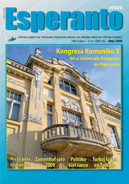 Kongresa Komuniko 3 Kiel Ŝanco 94-A Universala94-A Kongreso Politiko 102-A Jaro •