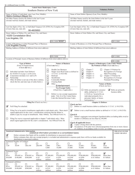 To Read the Complete MGM Bankruptcy Filing