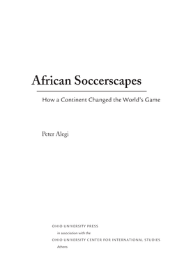 African Soccerscapes