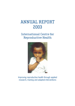 Annual Report 2003