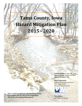 Tama County Hazard Mitigation Planning Process