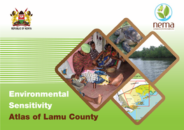 Environmental Sensitivity Atlas of Lamu County