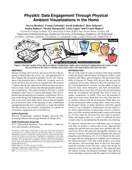 Physikit: Data Engagement Through Physical Ambient Visualizations in the Home