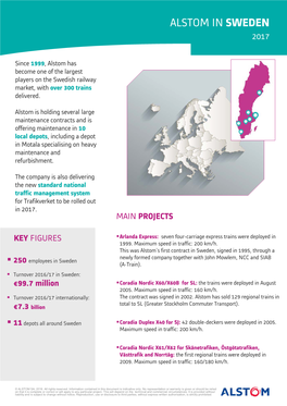 Alstom in Sweden 2017