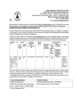 Under Jurisdiction of Ranchi Court Only Central Mine Planning & Design Institute Ltd