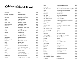 Caldecott Medal Books (PDF)