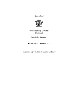 Parliamentary Debates [Hansard]