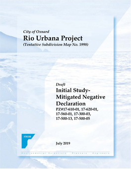 Rio Urbana Project (Tentative Subdivision Map No