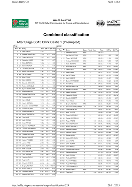 Combined Classification