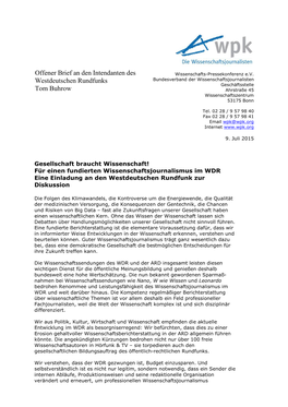 WPK Aufruf WDR.Pdf