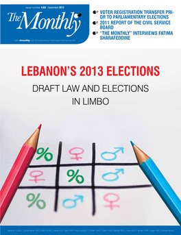 Lebanon's 2013 Elections