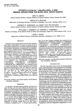 Rbe6(Podo(OH)E, a NEW MINERAL SPECIES from THE