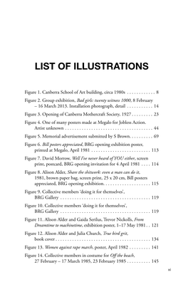 List of Illustrations