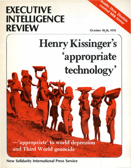 Executive Intelligence Review, Volume 5, Number 39, October 10, 1978