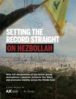 On Hezbollah Setting the Record Straight