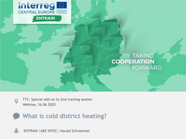 What Is Cold District Heating?