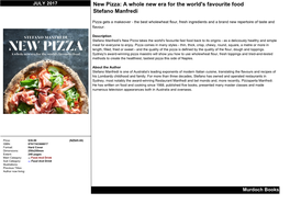 New Pizza: a Whole New Era for the World's Favourite Food Stefano Manfredi