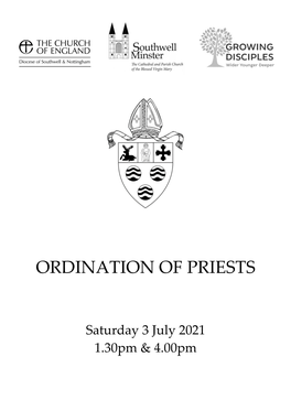 Ordination of Priests