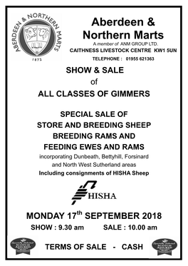 Forthcoming Sales at Caithness & Thainstone