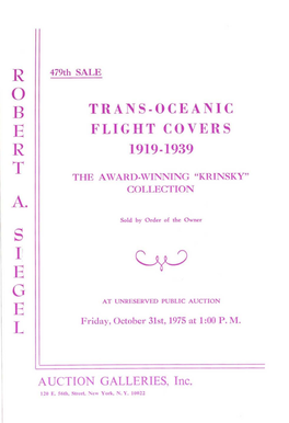 479-Trans-Oceanic Flight Covers