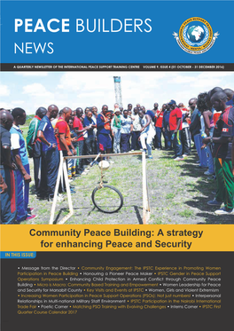 Peace Builders Peace & Conflict Studies School