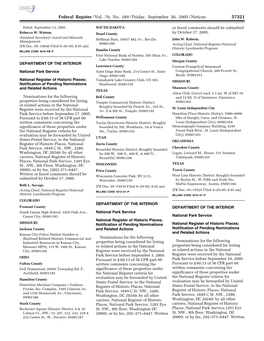 Federal Register/Vol. 70, No. 189/Friday, September 30, 2005