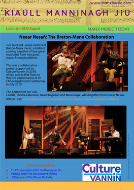 Neear Nesañ: the Breton-Manx Collaboration