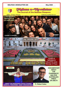 MALTESE E-NEWSLETTER 320 May 2020