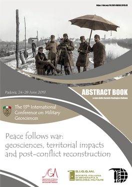 Peace Follows War: Geosciences, Territorial Impacts and Post-Conflict Reconstruction