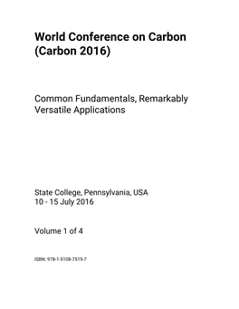 Abstract Example for CARBON