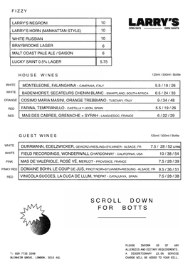 Wine List 7.9.20