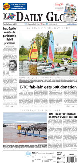 E-TC 'Fab-Lab' Gets 50K Donation