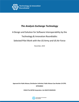 The Analysis Exchange Technology