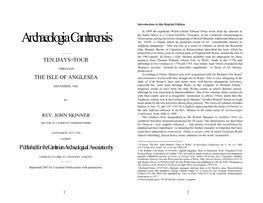 Archaeologia Cambrensis No