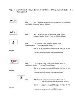 TV-Utbud TV-Kanaler