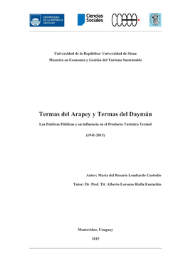 Termas Del Arapey Y Termas Del Daymán