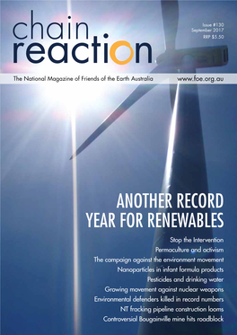 Another Record Year for Renewables