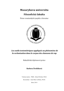 Les Outils Textométriques Appliqués Au Phénomène De La Verlanisation Dans Le Corpus Des Chansons De Rap