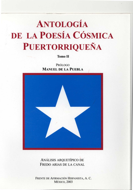 Antología De La Poesía Cósmica Puertorriqueña