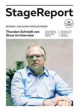Thorsten Schmidt Von Sinus Im Interview