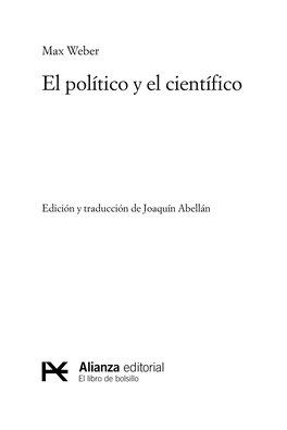 El Político Y El Científico