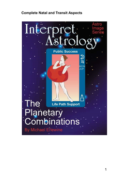 Interpret Astrology: the Planetary Combinations