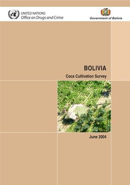Bolivia Coca Cultivation Survey for 2003